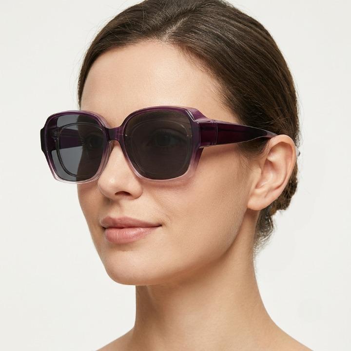Clip-On Sunglasses Polarized & UV Protection Fits Over Glasses