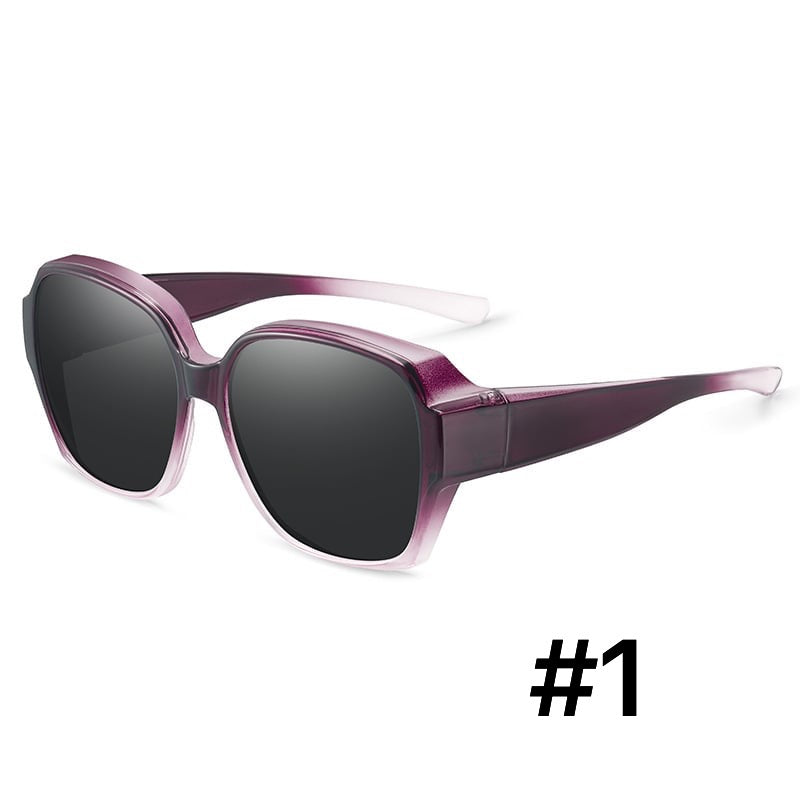 Clip-On Sunglasses Polarized & UV Protection Fits Over Glasses