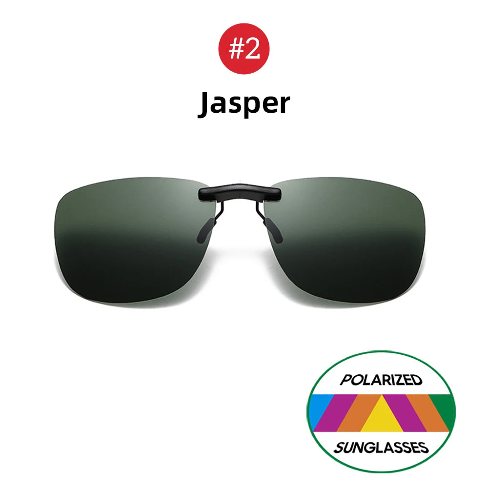 Clip-On Sunglasses Polarized UV400 Lightweight