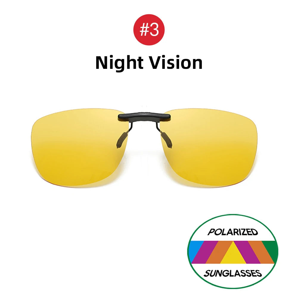 Clip-On Sunglasses Polarized UV400 Lightweight