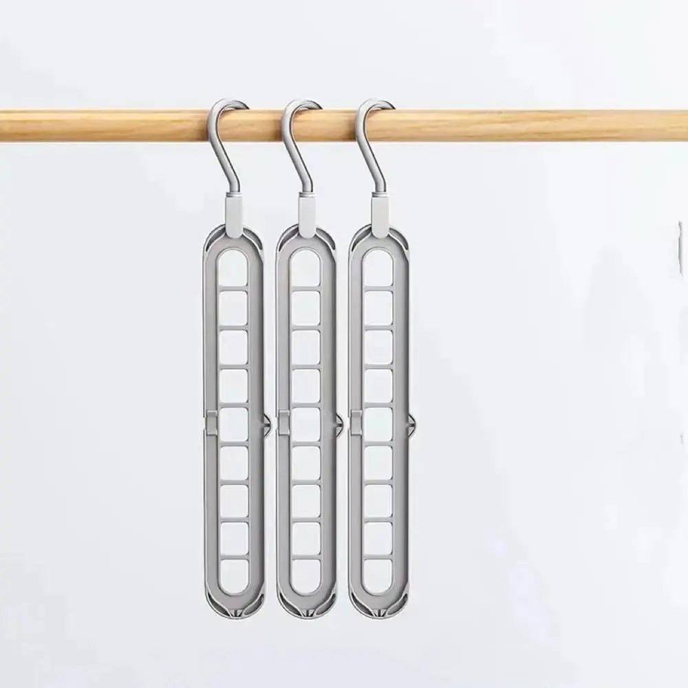 Closet Organizer Space-Saving Holds 9 Garments 3-Pack