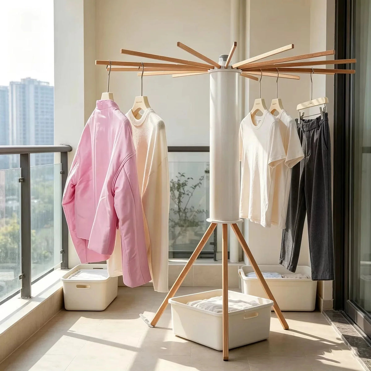 Clothes Rack Foldable Tripod 70 Lb Capacity