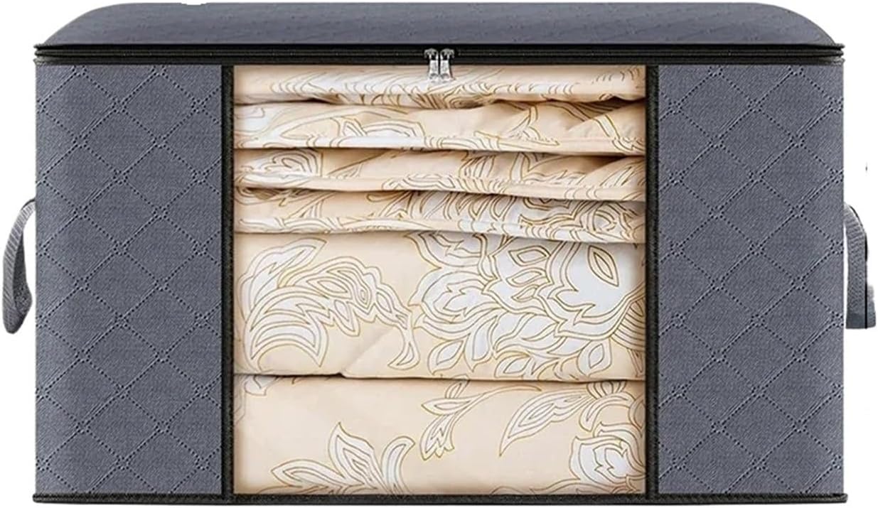 Clothing Storage Bags Non-Woven Clear Window Set of Eight