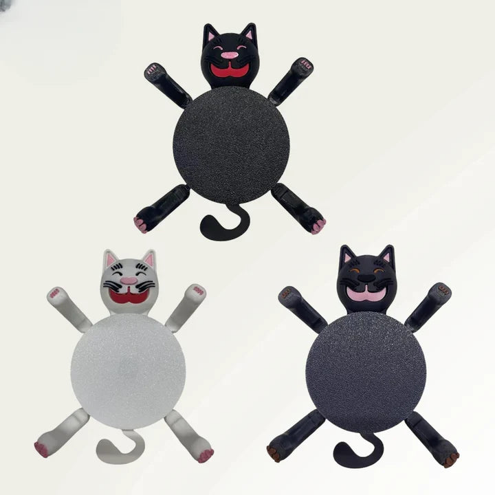 Coaster Cat-Shaped Heat & Water-Resistant