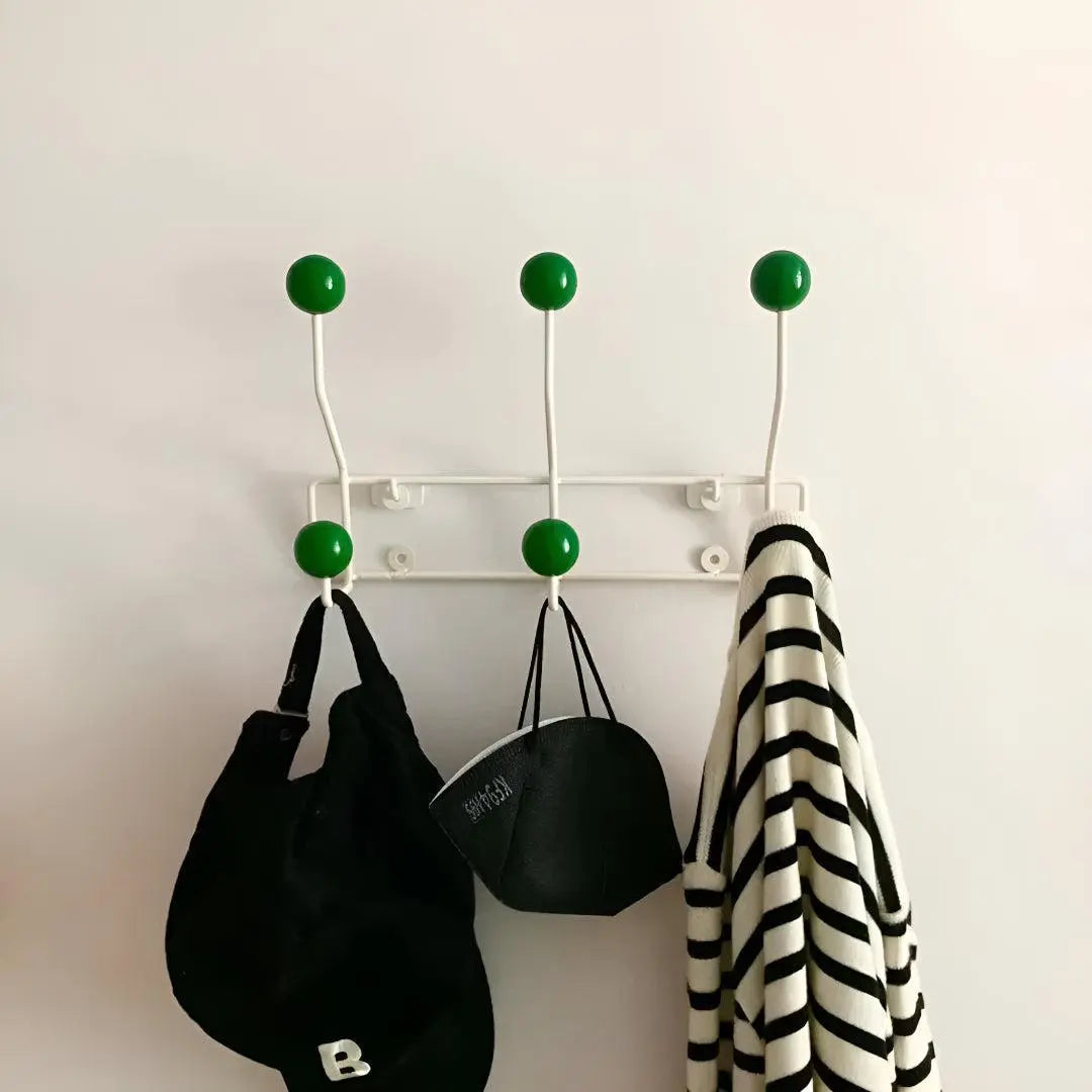 Coat Rack Wall-Mounted Cast Iron Mounting Kit Included