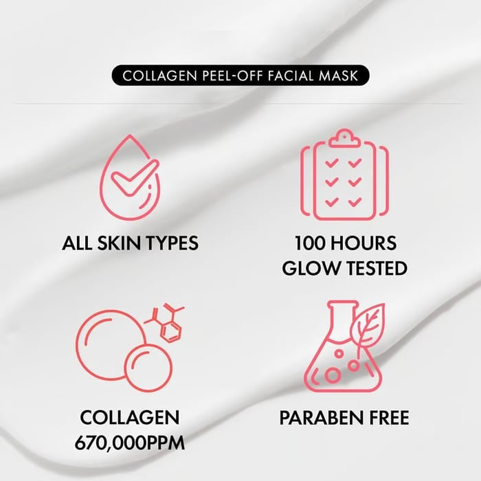 Collagen Face Mask 500DA Low-Molecular Firming Peel-Off