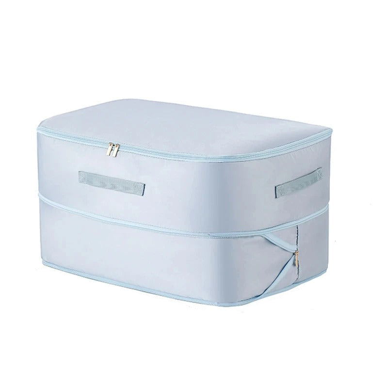 Compression Storage Bag Double Zipper 40% Space-Saving