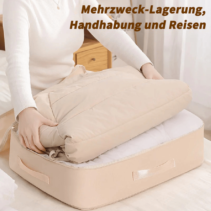Compression Storage Bag Double Zipper 40% Space-Saving