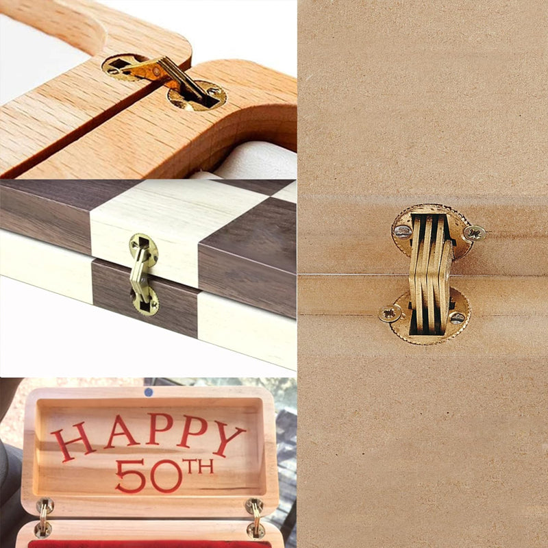 Concealed Hinges Recessed Invisible Brass 180 Degree