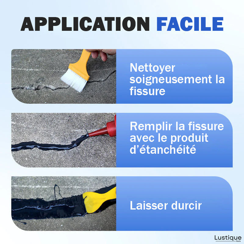 Concrete Crack Sealant Deep-Penetrating Waterproof & Flexible