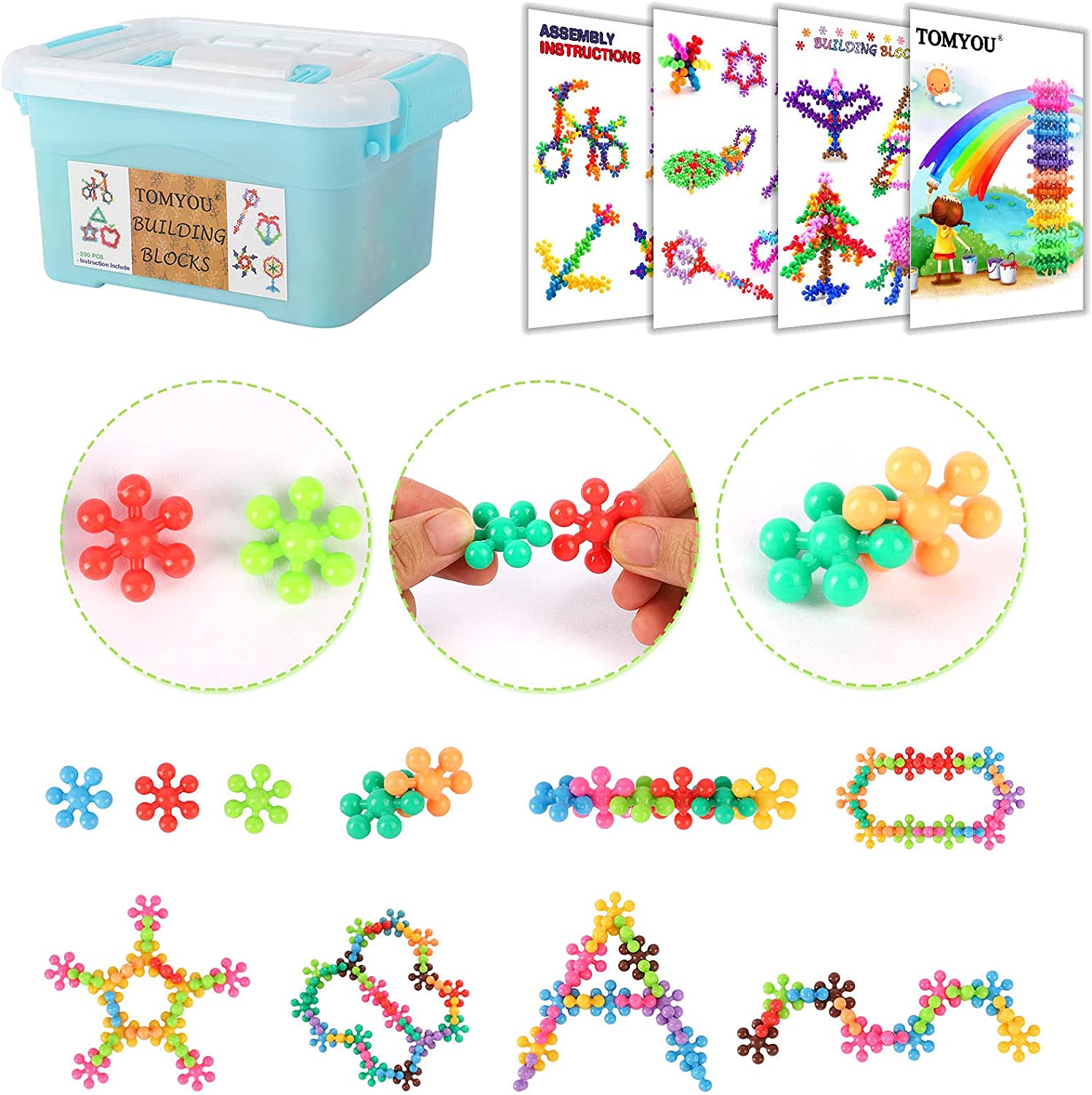 Construction Kit Snap-Together BPA-Free & Durable