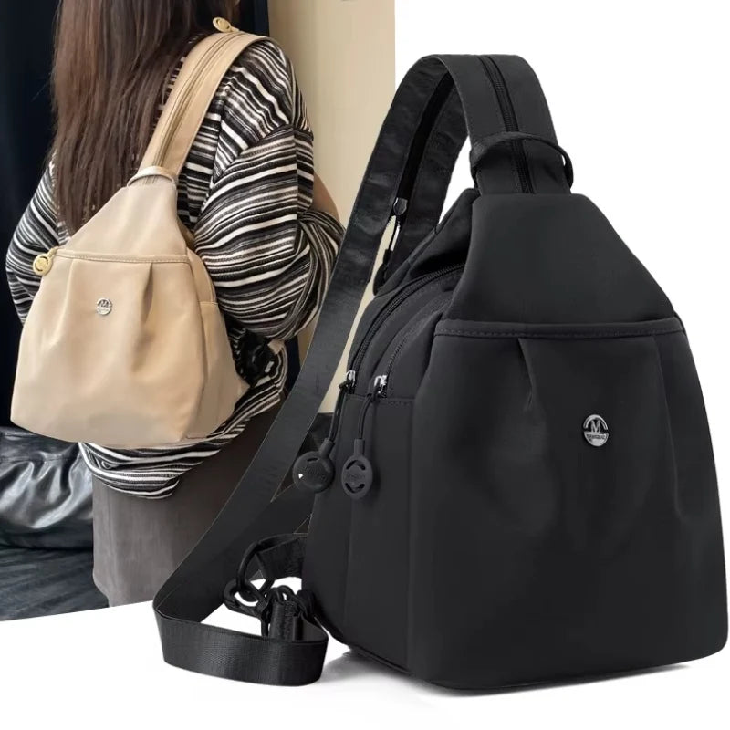Convertible Bag 3-Way Carry Weather-Resistant Oxford Nylon