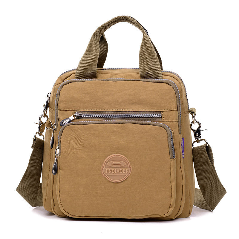 Convertible Bag 3-in-1 Handbag Shoulder Backpack Water-Resistant Nylon