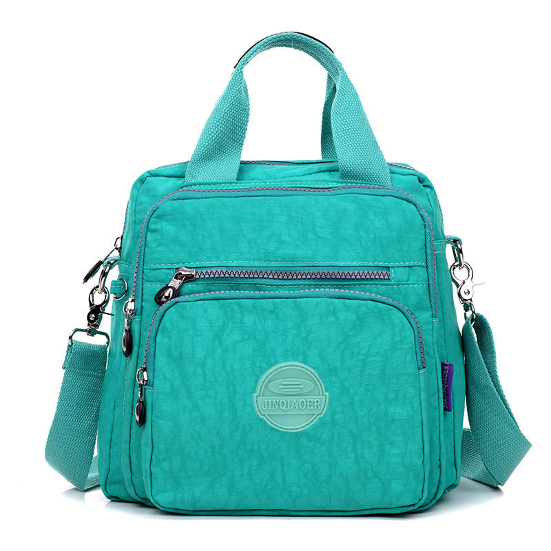 Convertible Bag 3-in-1 Handbag Shoulder Backpack Water-Resistant Nylon