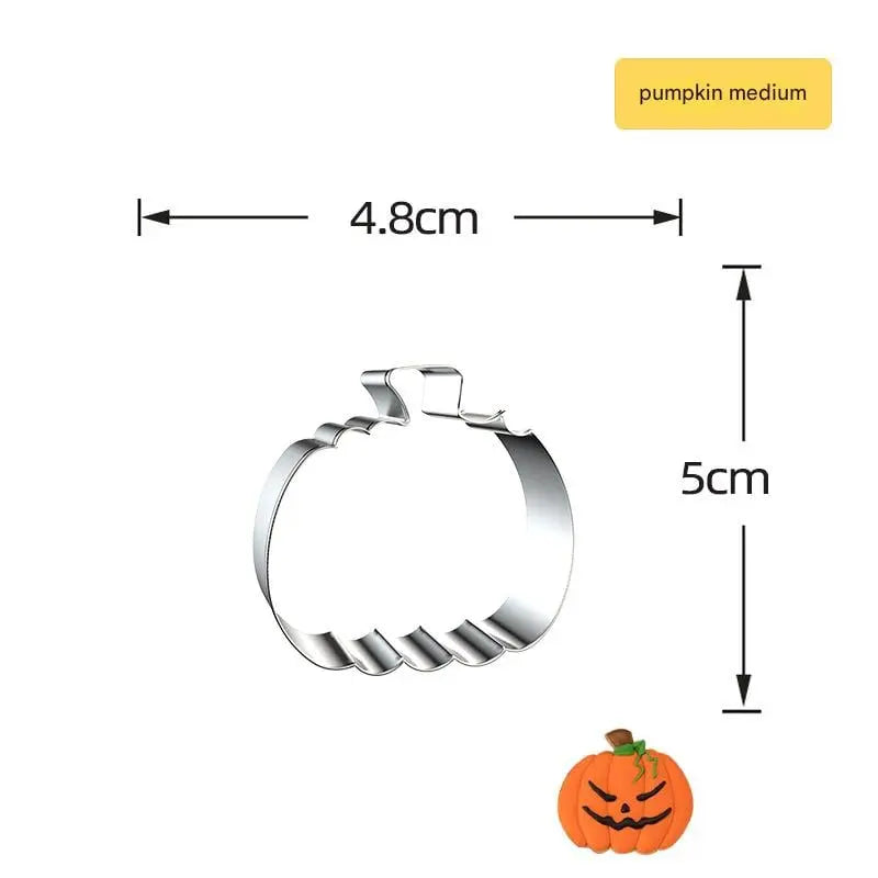 Cookie Cutter Set Halloween Stainless Steel 7-Piece Dishwasher Safe