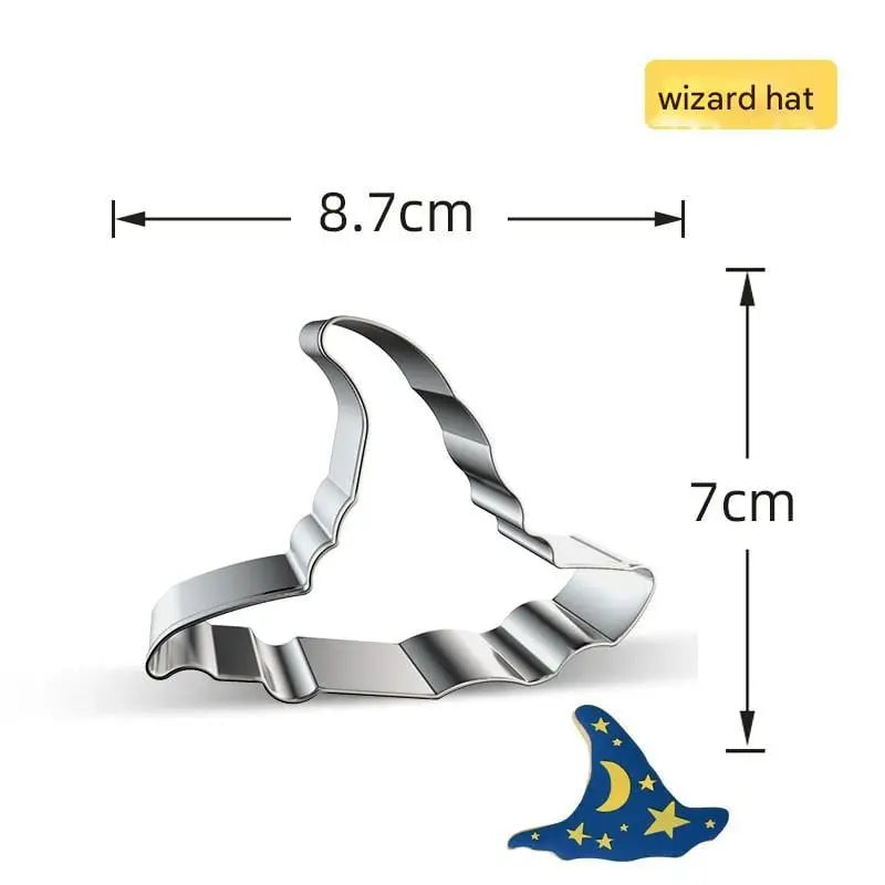 Cookie Cutter Set Halloween Stainless Steel 7-Piece Dishwasher Safe