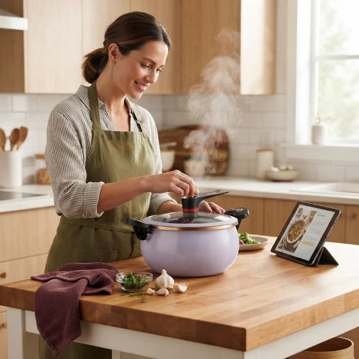 Cooking Pot 7 L Non-Stick Induction & Gas
