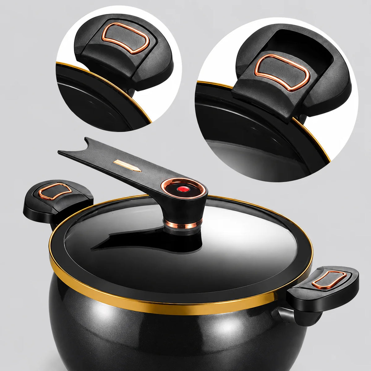 Cooking Pot 7 L Non-Stick Induction & Gas