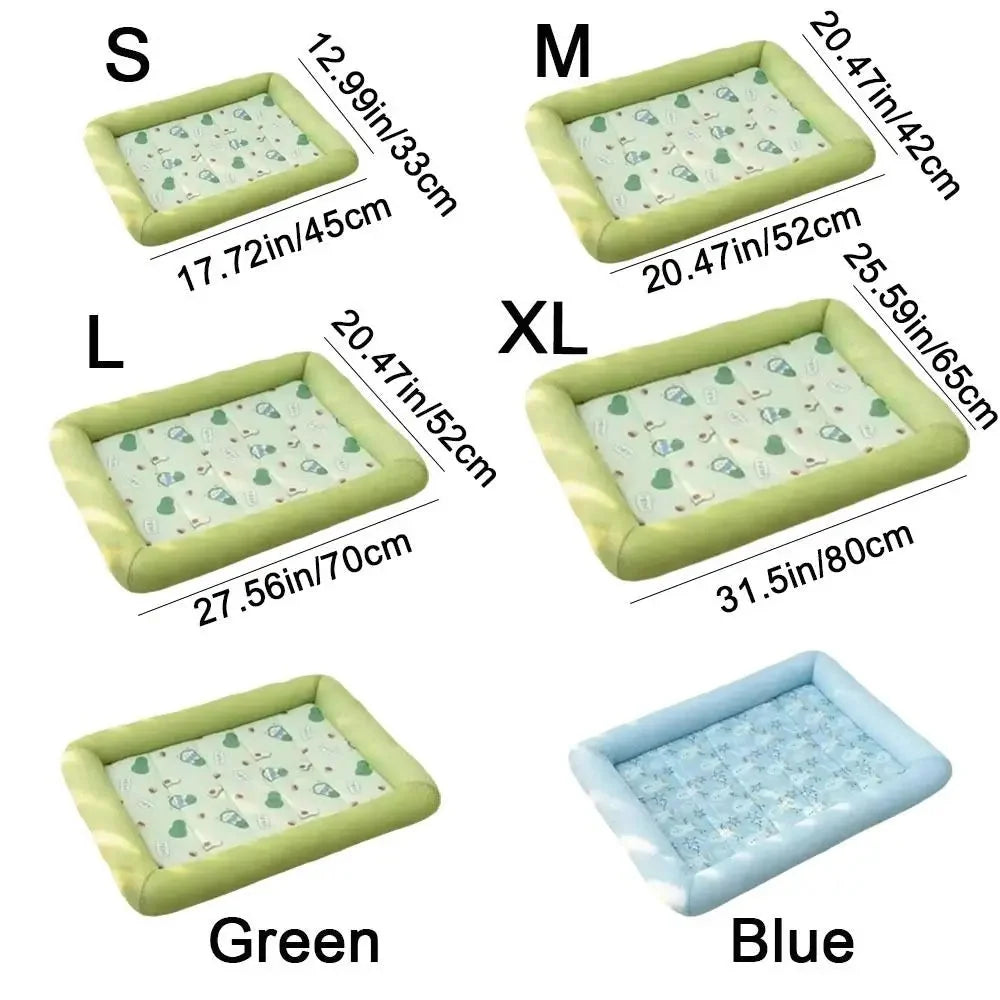 Cooling Mat Breathable Mesh Edge Water-Repellent Oxford