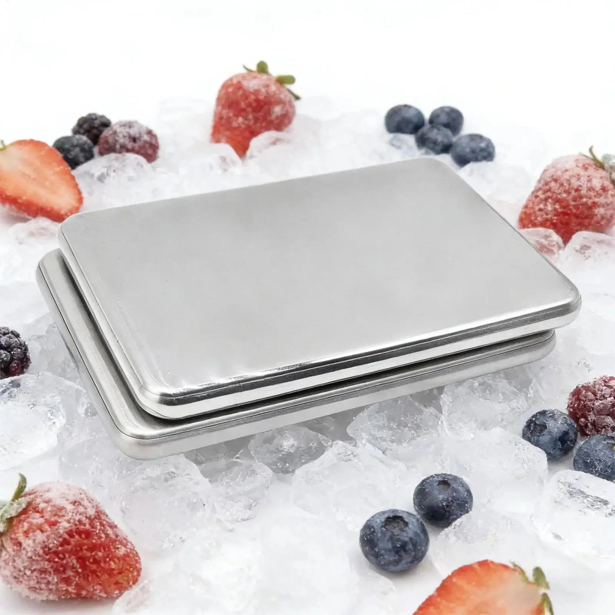 Cooling Pack Stainless Steel Slim Reusable Set of 2