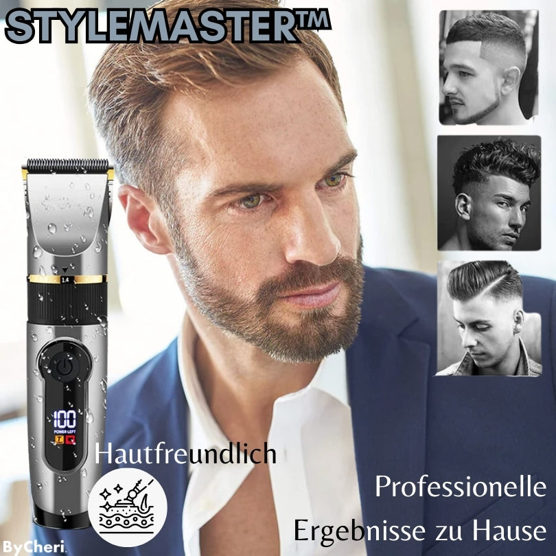 Cordless Trimmer Titanium-Ceramic Blade 8 Guide Combs