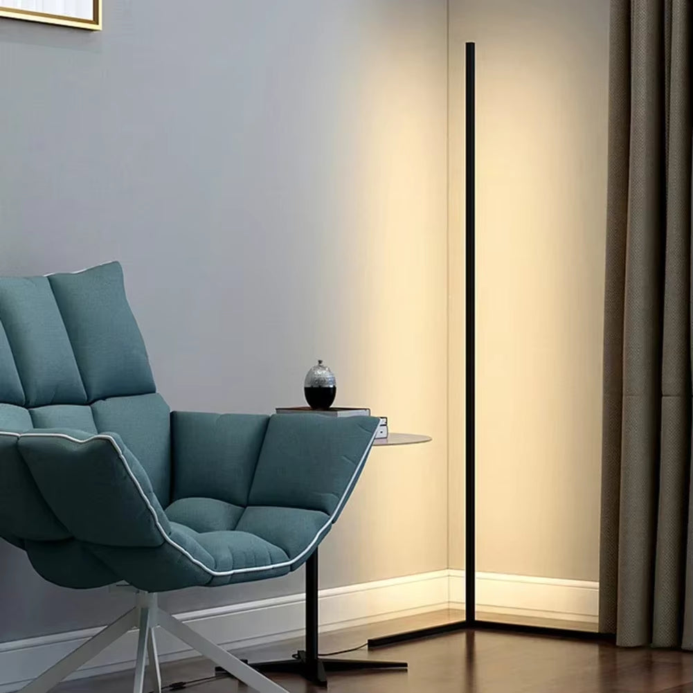Corner Floor Lamp Dimmable LED Remote Control