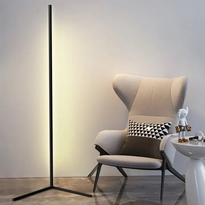 Corner Floor Lamp Dimmable LED Remote Control