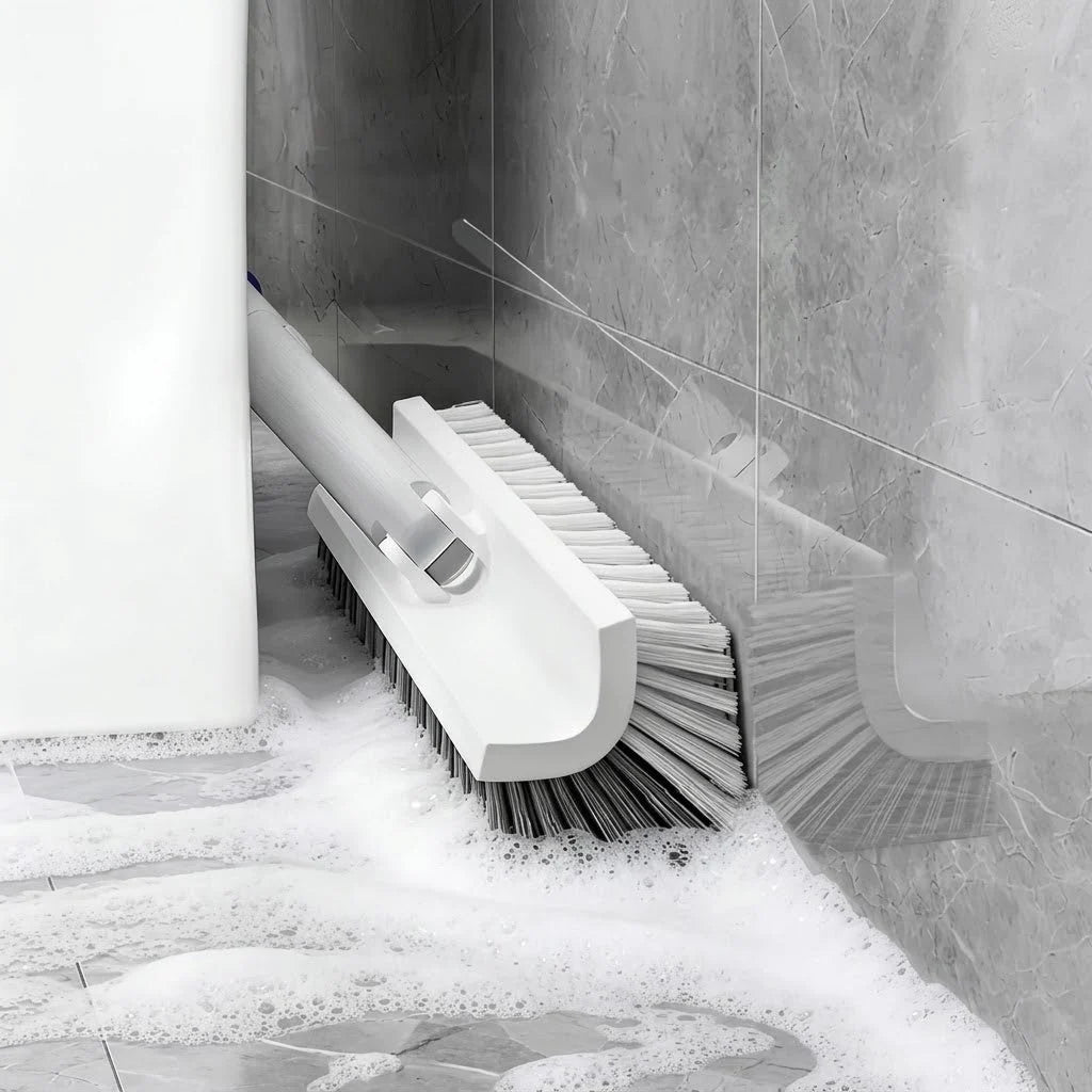 Corner & Grout Brush 180° Rotating Head Stiff Bristles