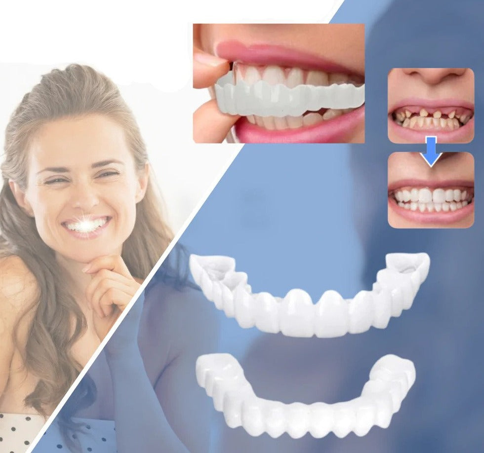 Cosmetic Veneers Snap-On Flexible Upper & Lower Set