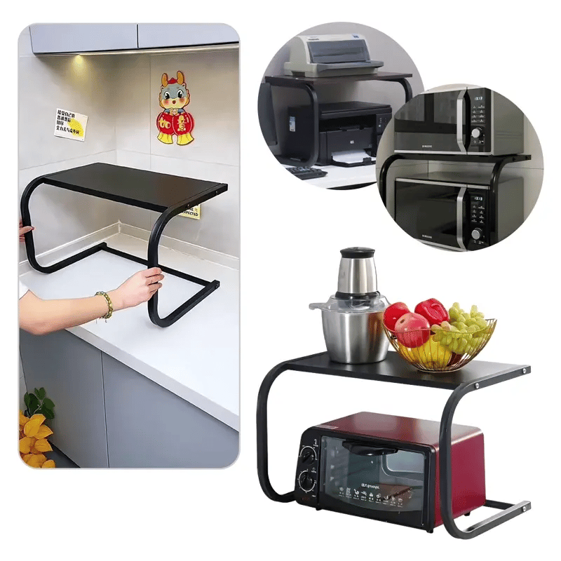 Countertop Shelf Two-Tier Tool-Free 55 Lb Capacity