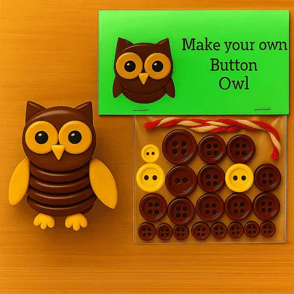 Craft Kit Animal Motifs Buttons & Thread