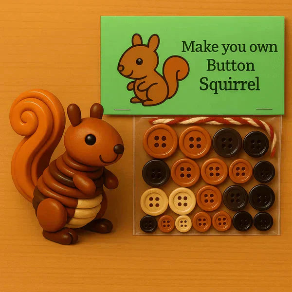 Craft Kit Animal Motifs Buttons & Thread