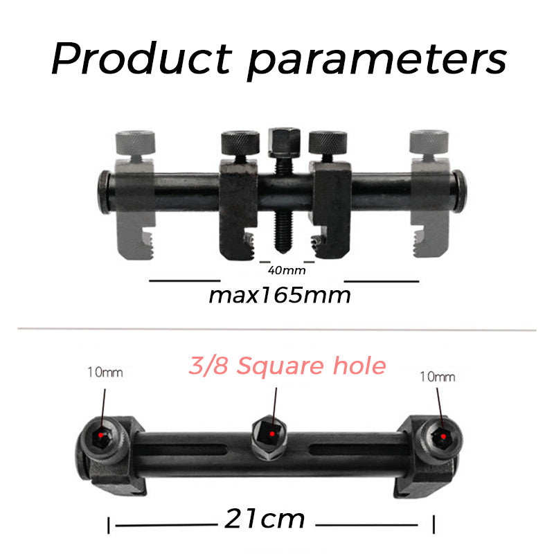 Crankshaft Puller Adjustable 40-165 mm 3-Claw Alloy