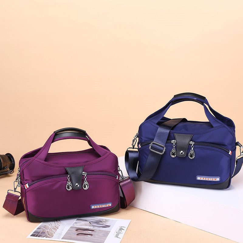 Crossbody Bag Anti-Theft Water-Repellent Nylon Multiple Pockets