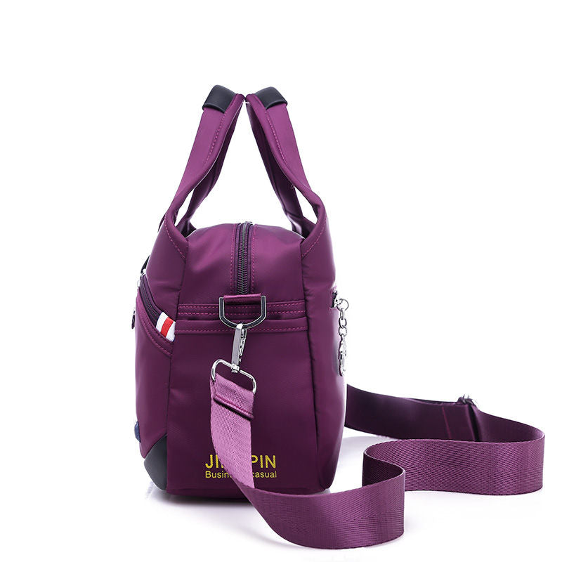 Crossbody Bag Anti-Theft Water-Repellent Nylon Multiple Pockets