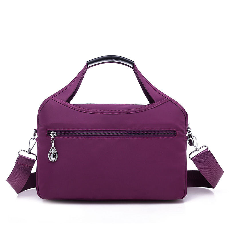 Crossbody Bag Anti-Theft Water-Repellent Nylon Multiple Pockets