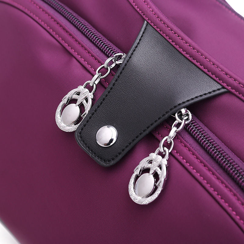 Crossbody Bag Anti-Theft Water-Repellent Nylon Multiple Pockets