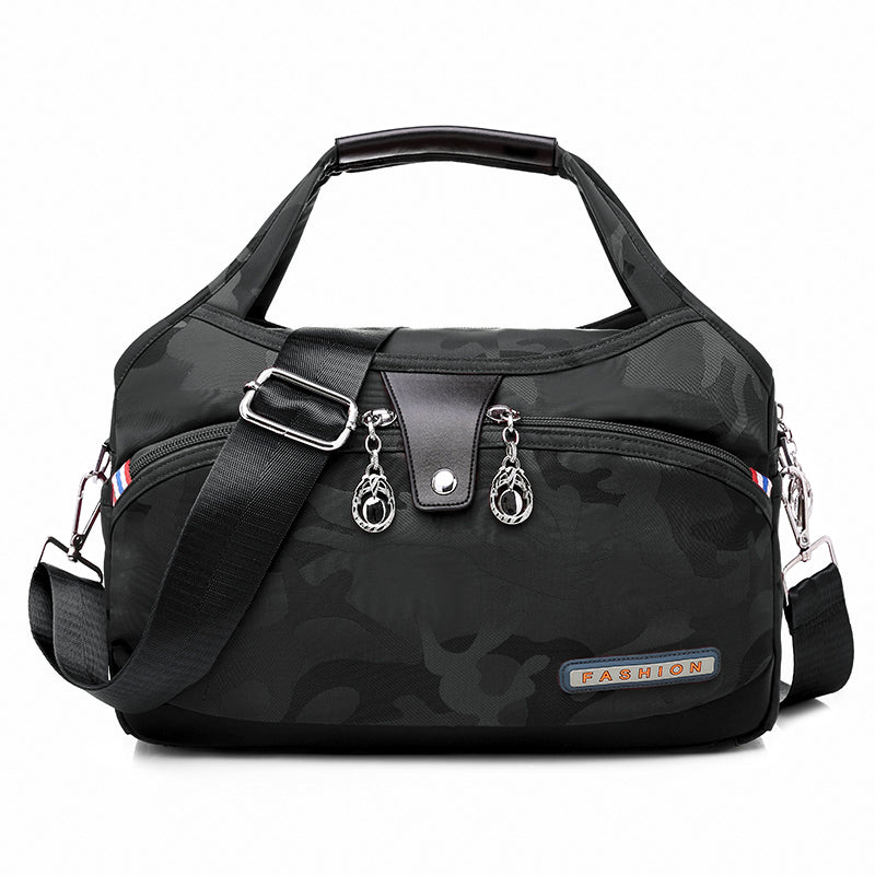 Crossbody Bag Anti-Theft Water-Repellent Nylon Multiple Pockets