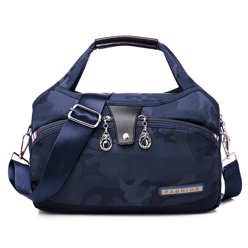 Crossbody Bag Anti-Theft Water-Repellent Nylon Multiple Pockets