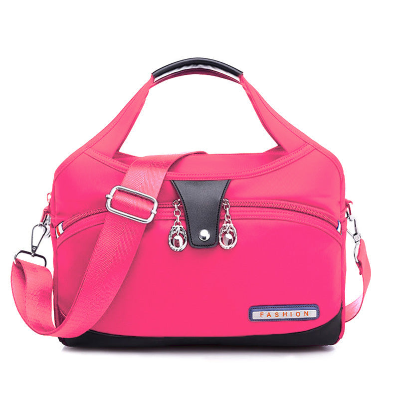 Crossbody Bag Anti-Theft Water-Repellent Nylon Multiple Pockets