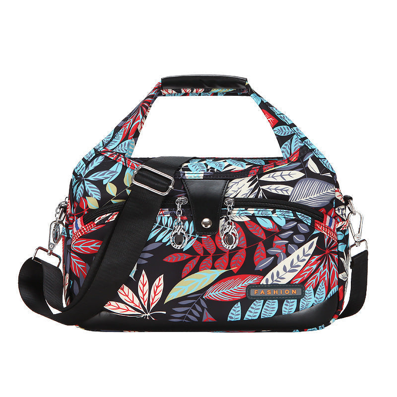 Crossbody Bag Anti-Theft Water-Repellent Nylon Multiple Pockets