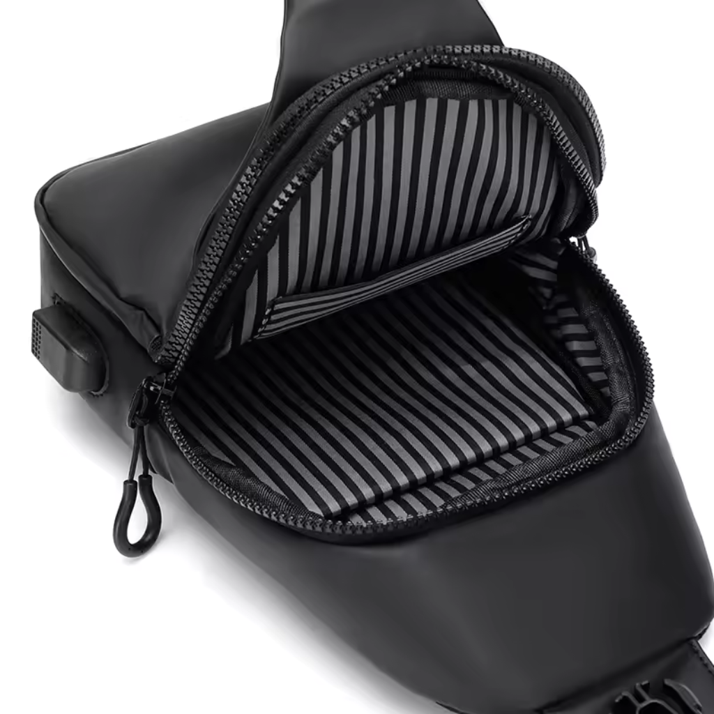 Crossbody Bag Anti-Theft Water-Repellent Reversible Strap
