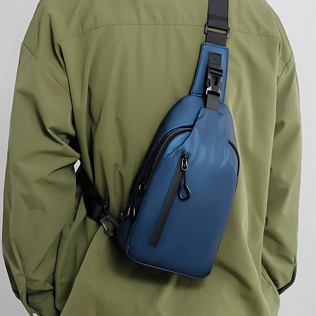Crossbody Bag Anti-Theft Water-Repellent Reversible Strap
