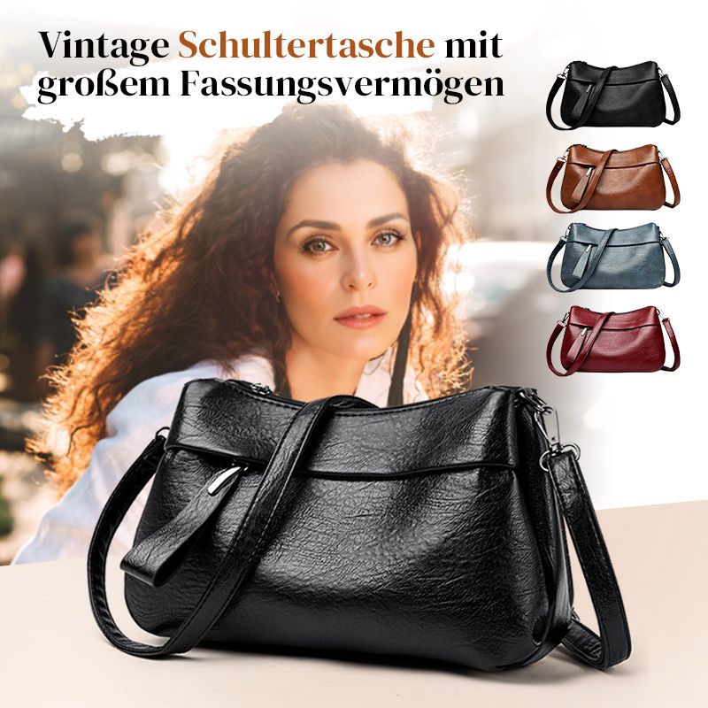 Crossbody Bag Convertible Long & Short Straps Faux Leather