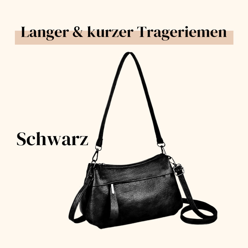 Crossbody Bag Convertible Long & Short Straps Faux Leather