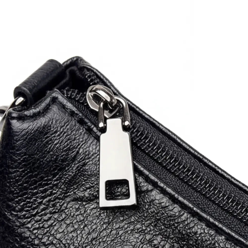 Crossbody Bag Faux Leather 3 Main Compartments Adjustable Strap