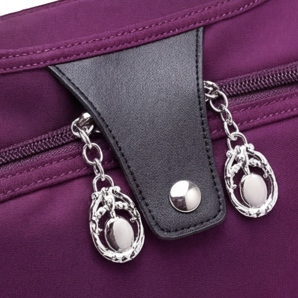 Crossbody Bag Hidden Anti-Theft Pocket & Water-Repellent