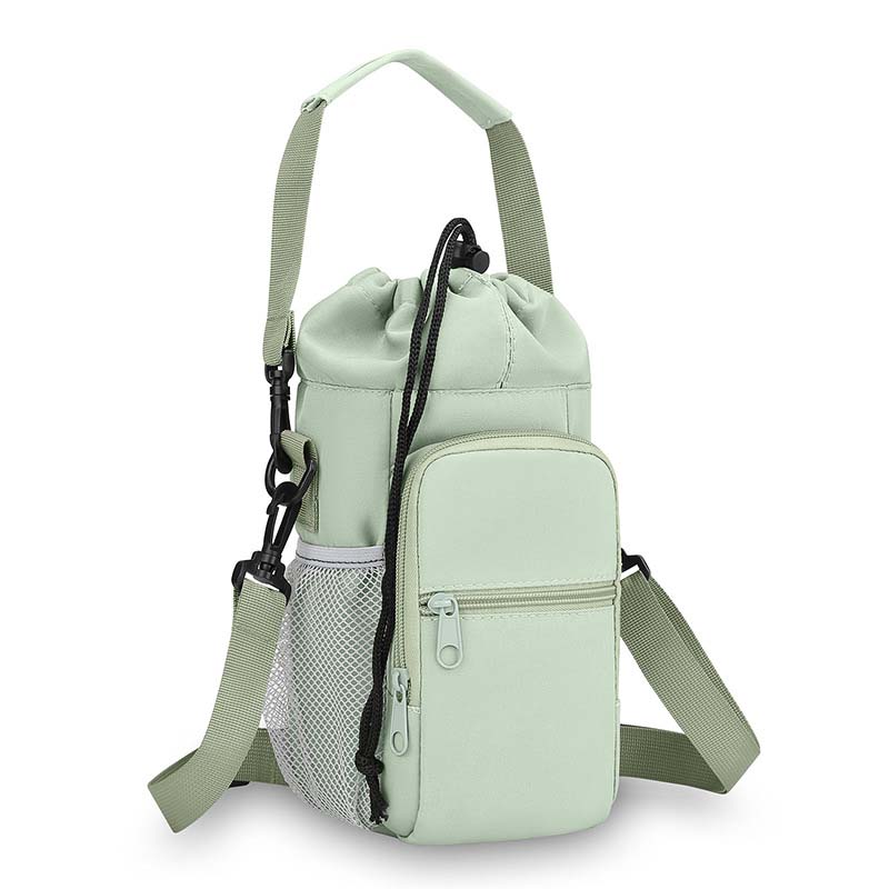 Crossbody Bag Insulated Thermal Lining & Waterproof Nylon Adjustable Strap