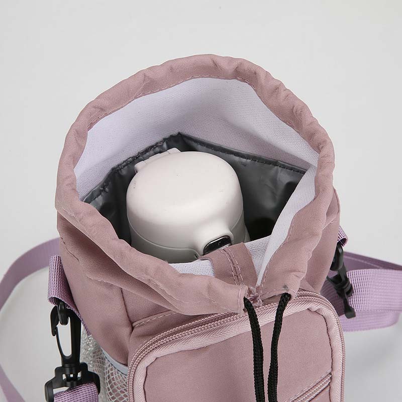 Crossbody Bag Insulated Thermal Lining & Waterproof Nylon Adjustable Strap