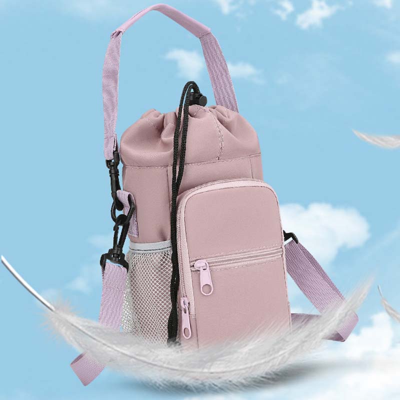 Crossbody Bag Insulated Thermal Lining & Waterproof Nylon Adjustable Strap